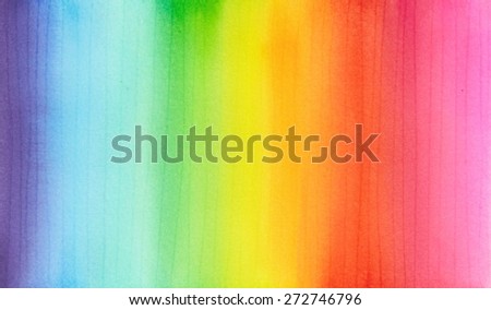 Bright rainbow in watercolor (background)