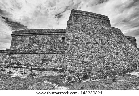 Mexican city of Tulum - Mayan Ruins.