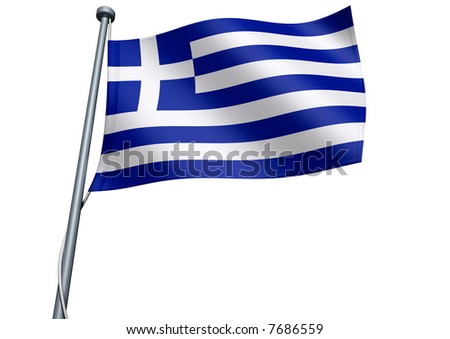Pics Of Greece Flag. stock photo : Greece Flag