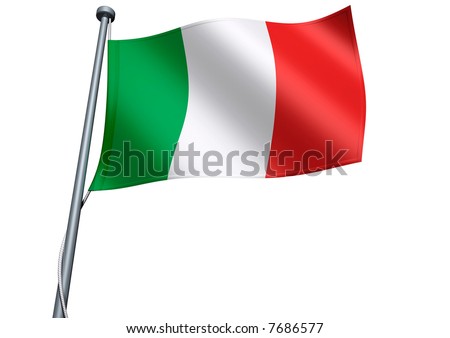 italian flag. stock photo : Italian Flag