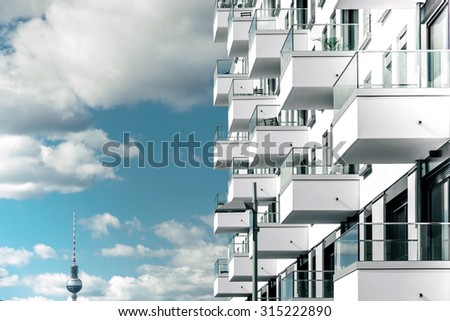 modern cubic futuristic residential house in berlin
