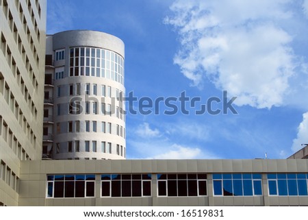 modern building of Saratov agricultural university Russia
