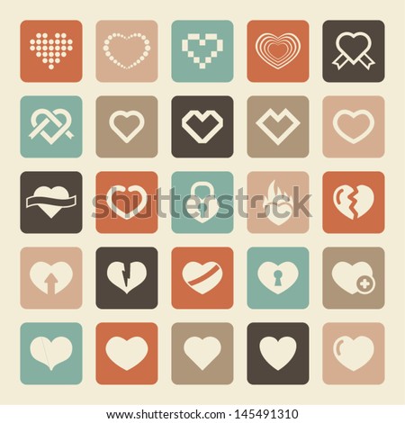 Love icons Love icons