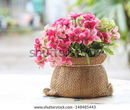Decorative Flower On Desk