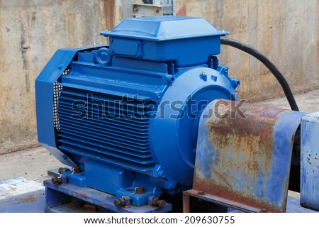 Factory equipment  motor industrial