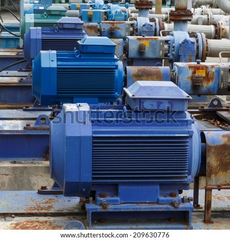 Factory equipment  motor industrial