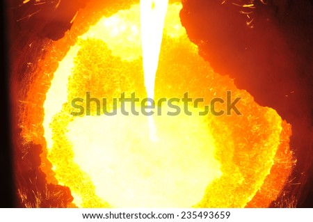 The blast furnace liquid metal