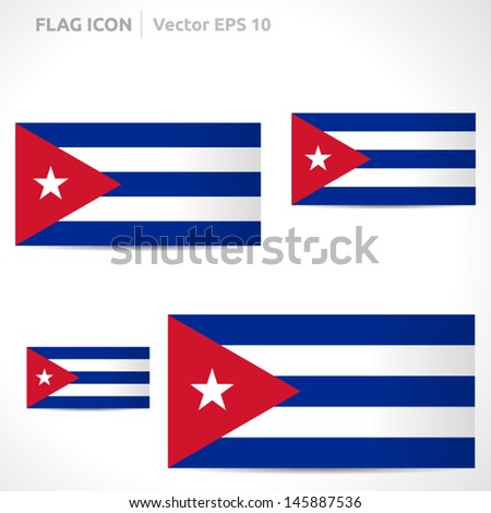 Cuba Flag Template 