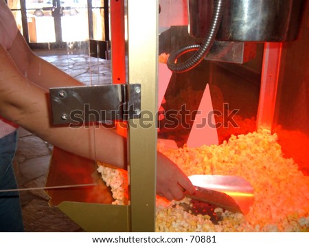 Popcorn machine.