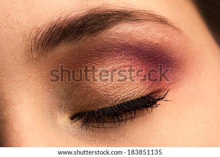 Autumn makeup Eye