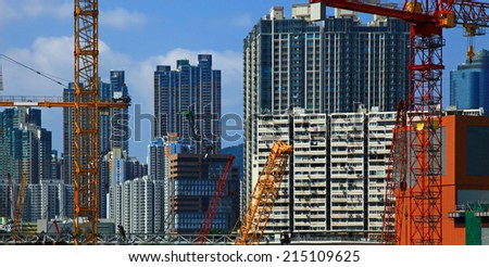 Construction Place in Hong Kong.