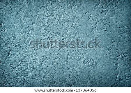 texture of old blue concrete