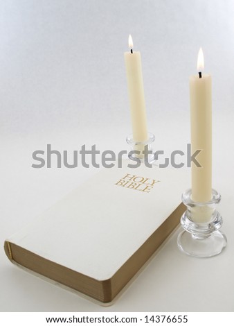 Bible and Candles