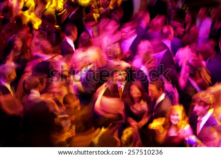 A dancing crowd