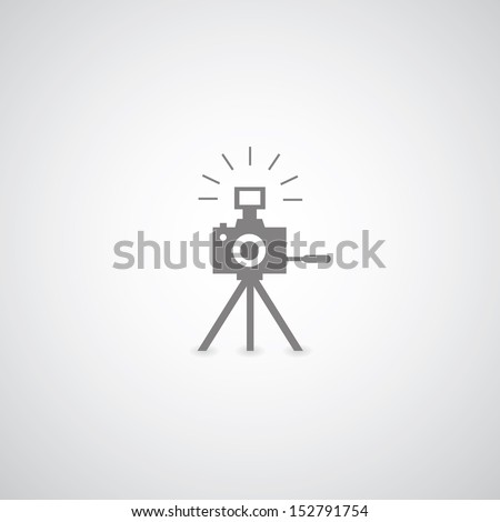 camera symbol on gray background camera symbol on gray background