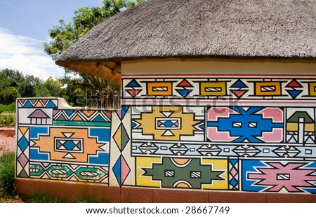 African Painted Houses