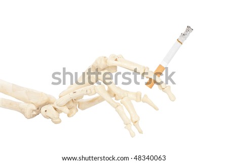 cigarette skeleton