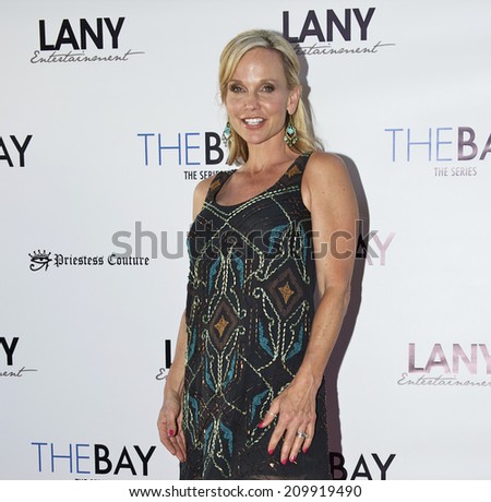 LOS ANGELES/CALIFORNIA - AUGUST 4, 2014: Actress Sandra Dee Robinson walks the red carpet at \