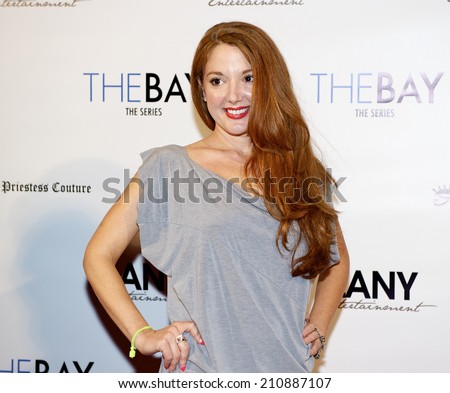 LOS ANGELES/CALIFORNIA - AUGUST 4, 2014: Actress Kali Cook walks the red carpet at \