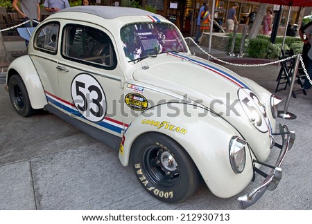 BURBANK/CALIFORNIA - JULY 26, 2014: 1961 Volkswagon Beetle \