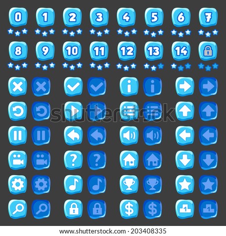 stock-vector-game-menu-icons-ice-buttons