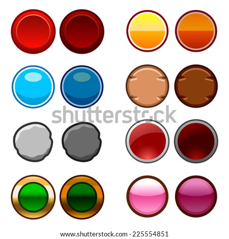 stock-vector-round-game-buttons-back-and