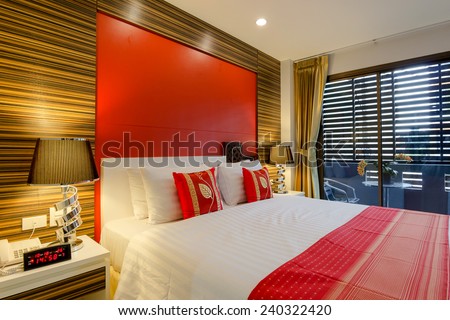 Oriental style apartment Service Room at Patong Beach Phuket, Thailand