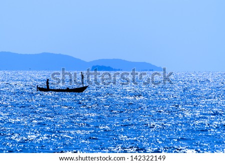 Motion of a boat in a quiet sea