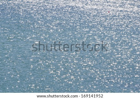 Sparkling blue ocean