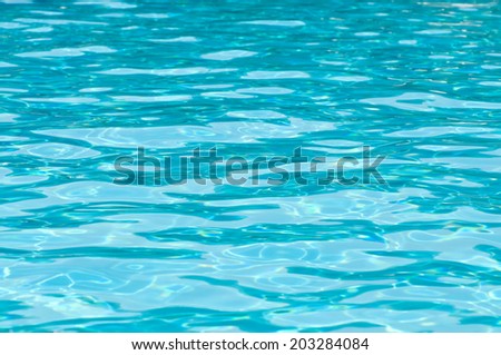 Shiny blue sea surface on a sunny summer day