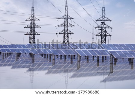 Power plant using renewable solar energy and tower power