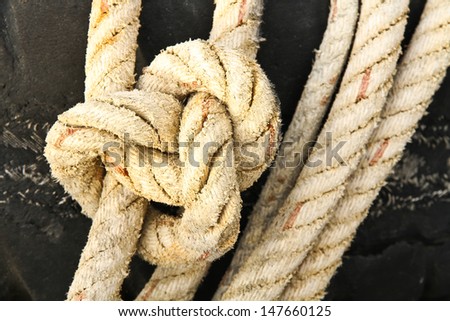 Big knot rope