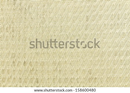 Detailed textile of synthetic fabrics