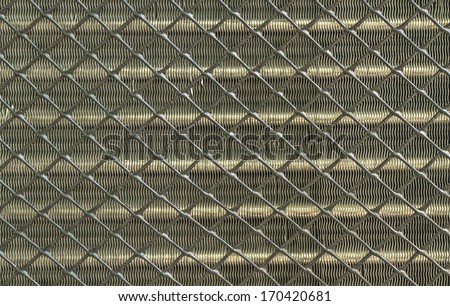 Iron filter and aluminum net