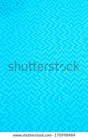 White-blue ceramic in cleaned swimming pool
