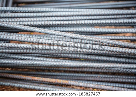 Steel rods for reinforce concrete