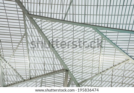Abstract ceiling indoor hall