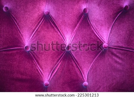 The violet velvet with button wall