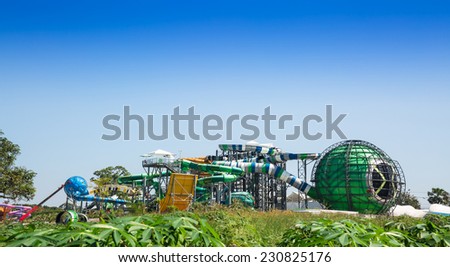 New water amusement park in countryside