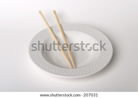 Empty Plate Chopsticks