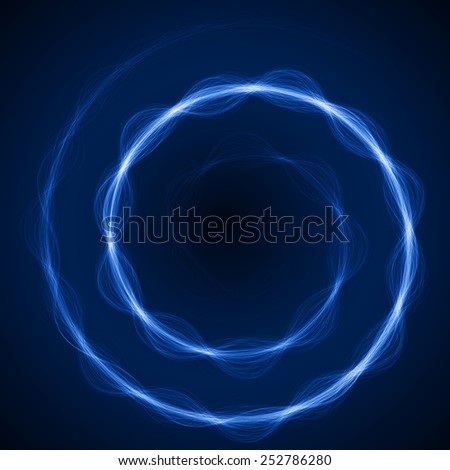 spiral formed energy waves(blue colored,short waves version)