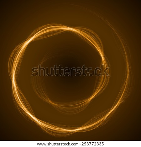 spiral formed energy waves (yellow colored,wide waves version)