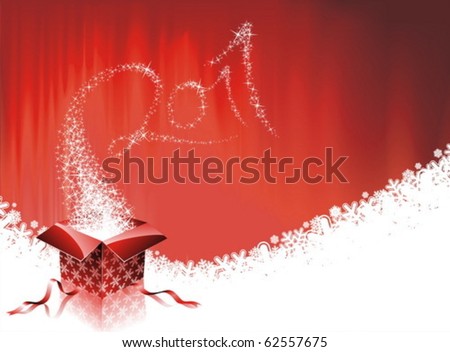 صور رأس السنة 2011 Stock-vector-vector-happy-new-year-design-with-magic-gift-box-on-a-red-background-62557675