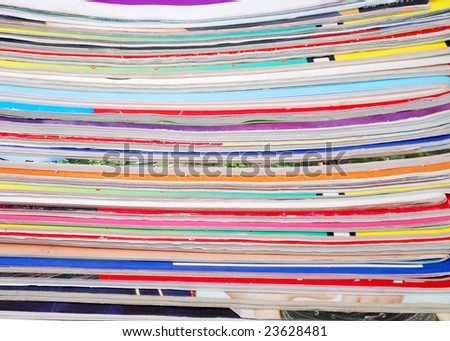 abstract of magazines background