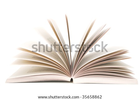 opening a book