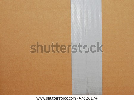 decorative cardboard with tape