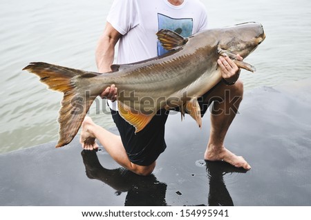 Big fish caught by angler