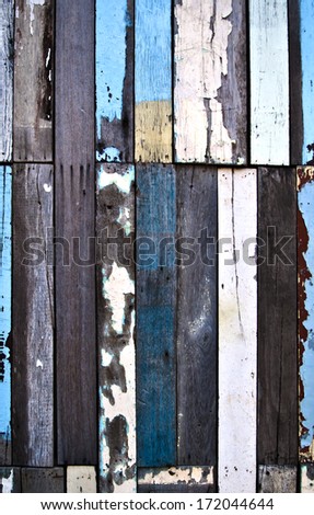 old wood texture - background wall frame dark surface grungy vintage board plank peeled faded retro