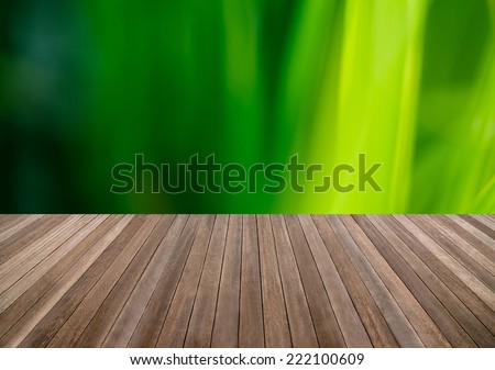 wood textured backgrounds in a room interior on green grass background