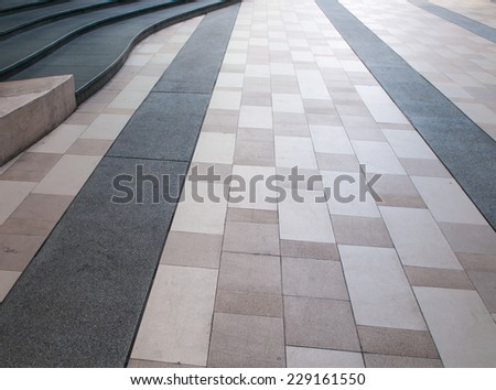 sidewalk - footpath pattern design brick concrete stone road walkway nobody construction